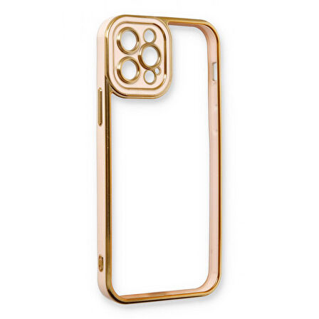 iPhone 12 Pro Max Kılıf Lazer Lens Kamera Çerçeveli Kapak