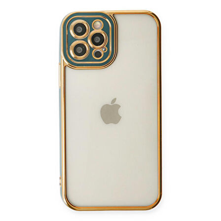 iPhone 12 Pro Max Kılıf Lazer Lens Kamera Çerçeveli Kapak