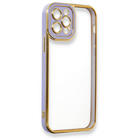 iPhone 13 Pro Kılıf Lazer Lens Kamera Çerçeveli Kapak