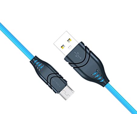 C98 Micro Usb Flex Silikon Data/şarj Kablosu 2.1a 1.1mt