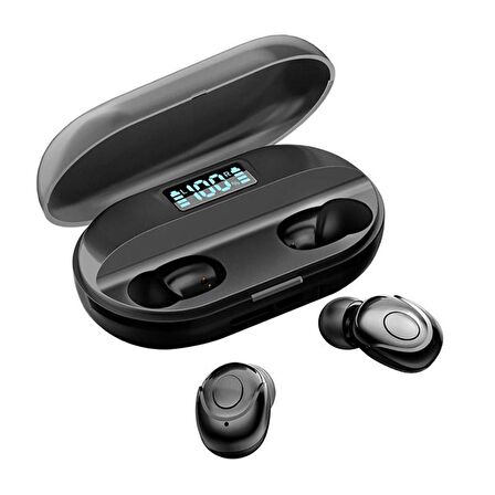 HEPU HP622 TWS Kablosuz Kulak İçi Bluetooth Kulaklık Siyah