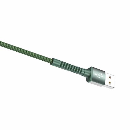 LinkTech K551 Micro USB Metal Başlı Data/Şarj Kablosu 3A 1mt