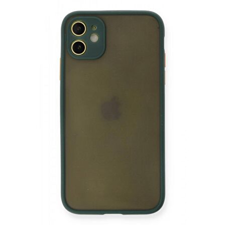 FitCase iPhone 12 Kılıf Montrea Silikon Arka Kapak