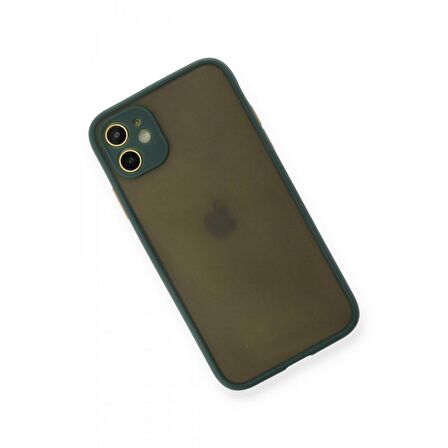 FitCase iPhone 12 Kılıf Montrea Silikon Arka Kapak