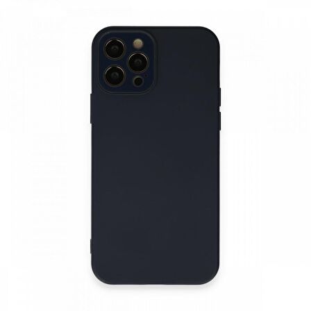 FitCase iPhone 12 Pro Max Glass Kamera Korumalı Lansman Silikon Kapak