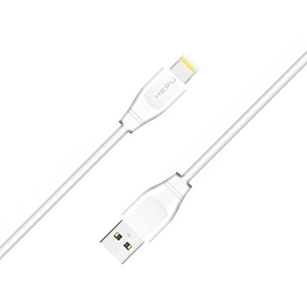 HEPU HP618L QC3.0 18W Seyahat Şarj Aleti USB-Lightning Kablo Set