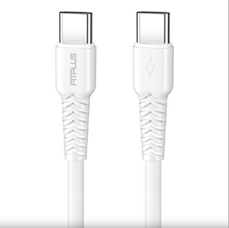 Technow Fitplus Bianca B543 Type-c - Type-c Flex 20w Pd 1Mt Şarj Kablosu