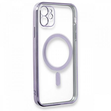 iPhone 11 Kılıf Magsafe Özellikli Lazer Silikon Kapak