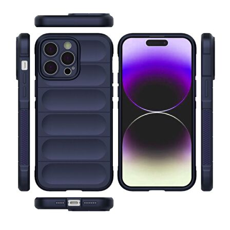 iPhone 14 Pro Max Kılıf Optimum Lens Çerçeveli Silikon Kapak