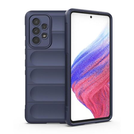 Samsung Galaxy A53 5G Kılıf Optimum Lens Çerçeveli Silikon Kapak