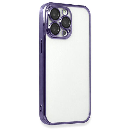 iPhone 14 Pro Kılıf Razer Lens Çerçeveli Silikon Kapak