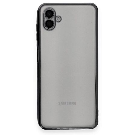 Samsung Galaxy A04 Kılıf Razer Lens Çerçeveli Silikon Kapak