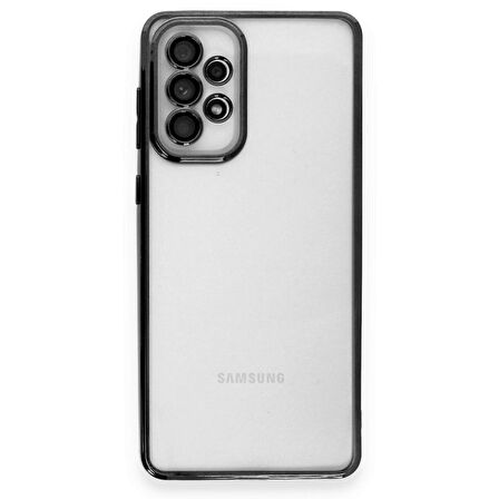 Samsung Galaxy A04s Kılıf Razer Lens Çerçeveli Silikon Kapak