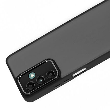 Samsung Galaxy A04s Kılıf Freya Lazer Lens Kamera Çerçeveli Silikon Kapak