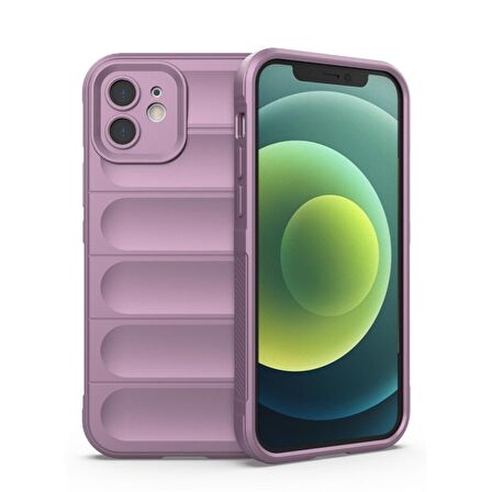 iPhone 12 Kılıf Optimum Lens Çerçeveli Silikon Kapak