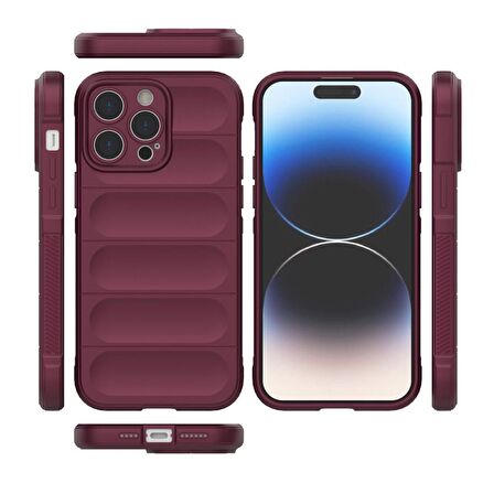iPhone 14 Pro Kılıf Optimum Lens Çerçeveli Silikon Kapak