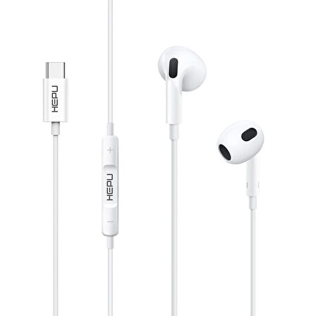 HEPU HP-350 Type-C Stereo Kulak İçi Kablolu Kulaklık