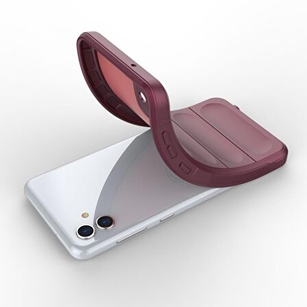 Samsung Galaxy A04 Kılıf Optimum Lens Çerçeveli Silikon Kapak