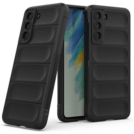 Samsung Galaxy S22 Plus Kılıf Optimum Lens Çerçeveli Silikon Kapak