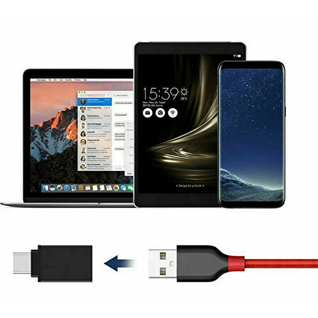 HEPU HP-Z04 USB-A to Type-C Dönüştürücü Adaptör