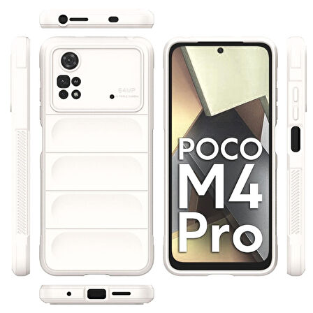Xiaomi Poco M4 Pro 4G Kılıf Optimum Lens Çerçeveli Silikon Kapak