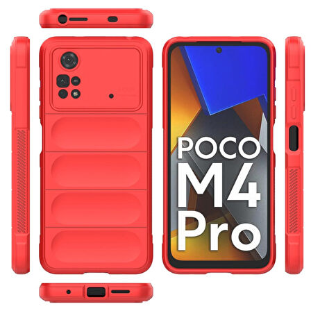 Xiaomi Poco M4 Pro 4G Kılıf Optimum Lens Çerçeveli Silikon Kapak