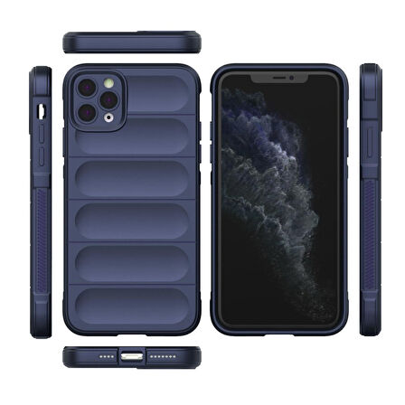 iPhone 11 Pro Max Kılıf Optimum Lens Çerçeveli Silikon Kapak