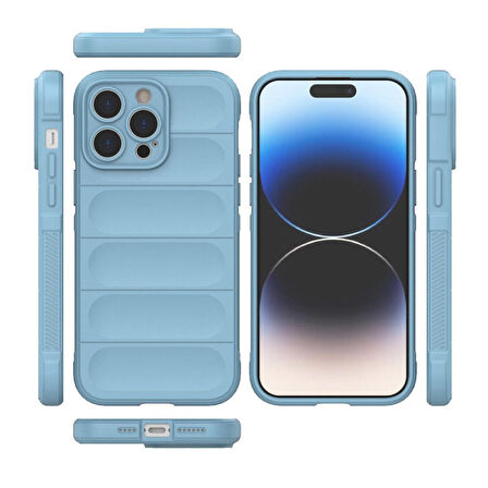 iPhone 15 Pro Kılıf Optimum Lens Çerçeveli Silikon Kapak