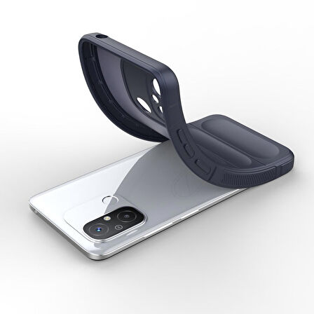 Xiaomi Redmi 12C Kılıf Optimum Lens Çerçeveli Silikon Kapak