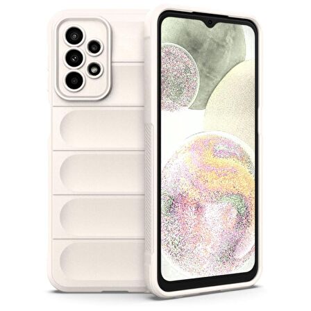 Samsung Galaxy A23 Kılıf Optimum Lens Çerçeveli Silikon Kapak