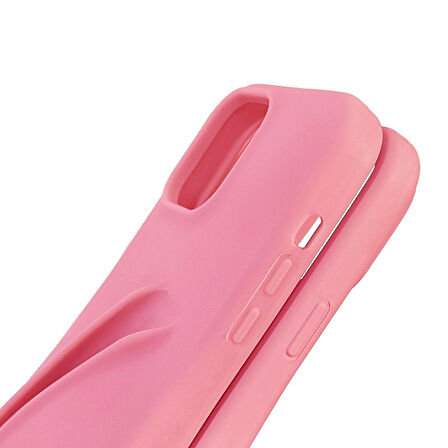 iPhone 11 Kılıf Lips Seri Silikon Kapak Lip Gloss Uyumlu