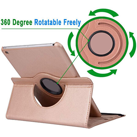 iPad 7/8/9 10.2 Kılıf 360 Döner Elite Seri Tablet Kılıf