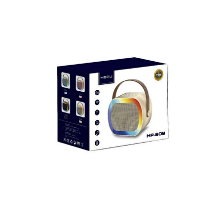 HEPU HP-S09 10W Taşınabilir Kablosuz Bluetooth Hoparlör