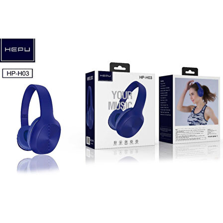 HEPU HP-H03 Kulak Üstü Kablosuz Bluetooth Kulaklık
