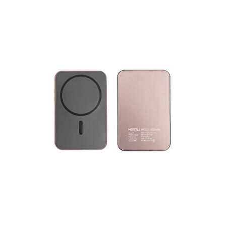 HEPU HP-223 5000 mAh PD20W Magsafe 15W Kablosuz Powerbank