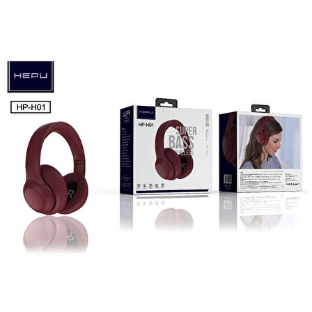 HEPU HP-H01 Kulak Üstü Kablosuz Bluetooth Kulaklık