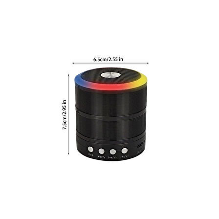 Auris KLN190 RGB Taşınabilir Bluetooth Hoparlör