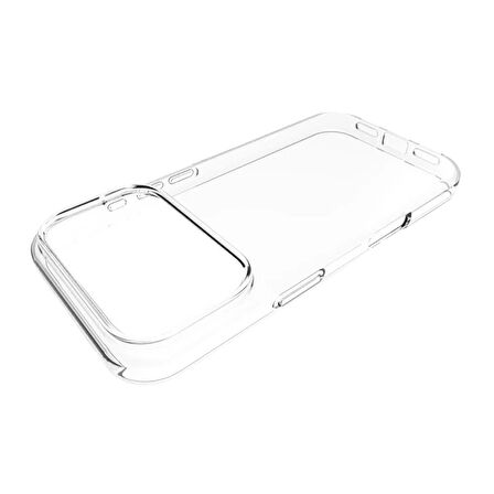 iPhone 17 Pro Kılıf Kamera Korumalı Silikon Şeffaf Arka Kapak