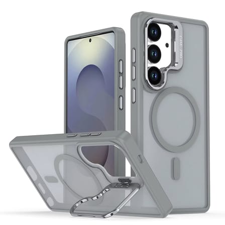 Samsung Galaxy S24 Kılıf Armor Seri Magsafe Uyumlu Stand Özellikli Kamera Lensli Kapak