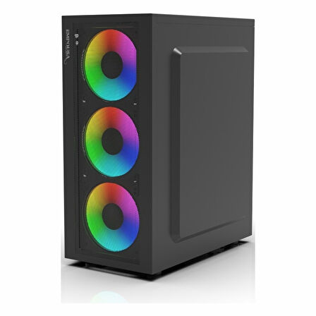 Inca Empousa EMG-15XN 650W USB 3.2 ARGB ATX Mid Tower Siyah Kasa