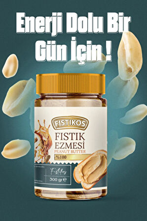 %100 Şekersiz Yer Fıstığı Ezmesi 300 G