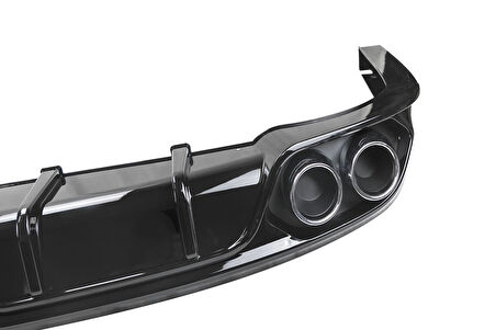Honda  Civic FE1 2022 Uyumlu Difüzör / 4 Egzoz Ledli