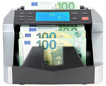 Sigma SC8520B Karışık Para Sayma Makinesi - TL Karışık, Euro ve Usd Adet Sayım - Sahte Para Yakalama - Müşteri Ekranı