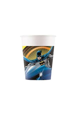 Batman Karton Bardak Pakette 8 Adet Lisanslı