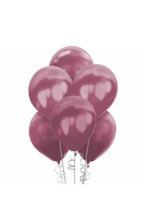 Krom Bordo Balon 5'li