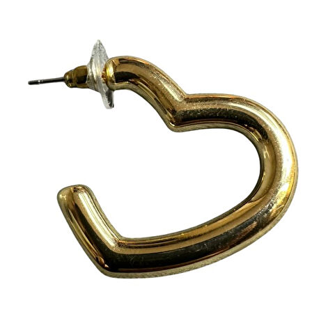 Uretti - İREM 3914 Büyük Kalp Model Tasarım Küpe