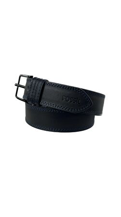 Fossil Siyah Suni Deri 4,5 cm Erkek Kemeri-115