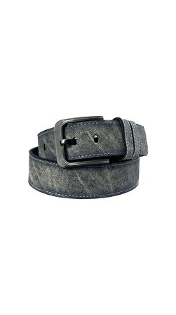 Fossil Gri Kot Suni Deri 4,5 cm Erkek Kemeri-105 cm