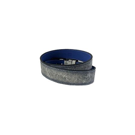 Fossil Gri Kot Suni Deri 4,5 cm Erkek Kemeri-105 cm