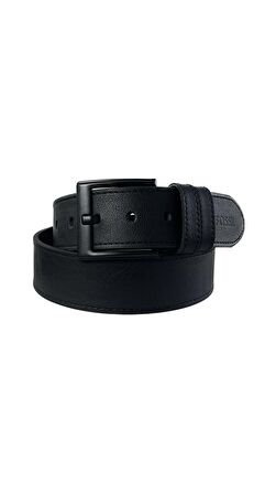 Fossil Suni Deri Siyah 4,5 cm Erkek Kemeri -110 Cm